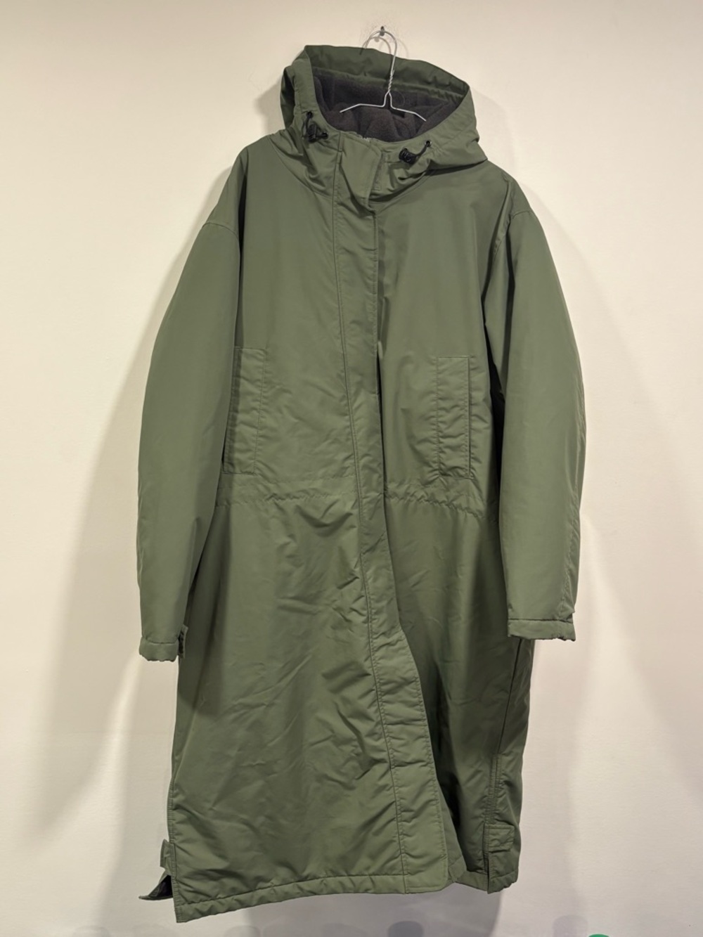 Vintage Lands End Squall Parka Jacket Green Womens Plus Size 2X Long Hooded